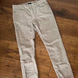 EUC J. Crew Light Gray Corduroy Pants for men